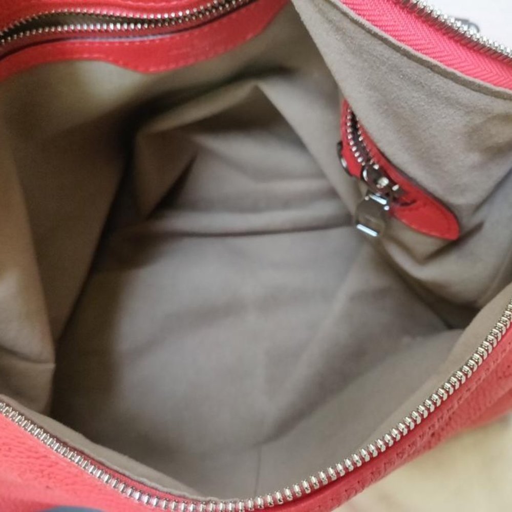 Auth Louis Vuitton Selene Pm Like New Orange Mahina - Picture 5 of 10